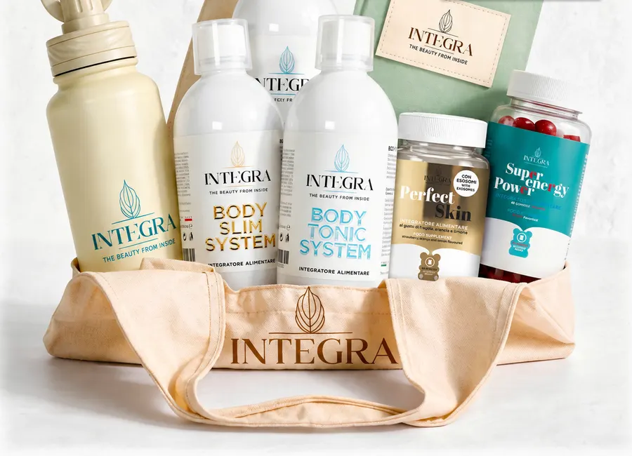 Integra Fit Bag sa Body Slim System i Body Tonic System u platnenoj torbi, fotografija proizvođača